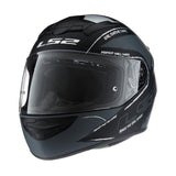 CASCO LS2 352 BRUSH MATT BLACK-GREY